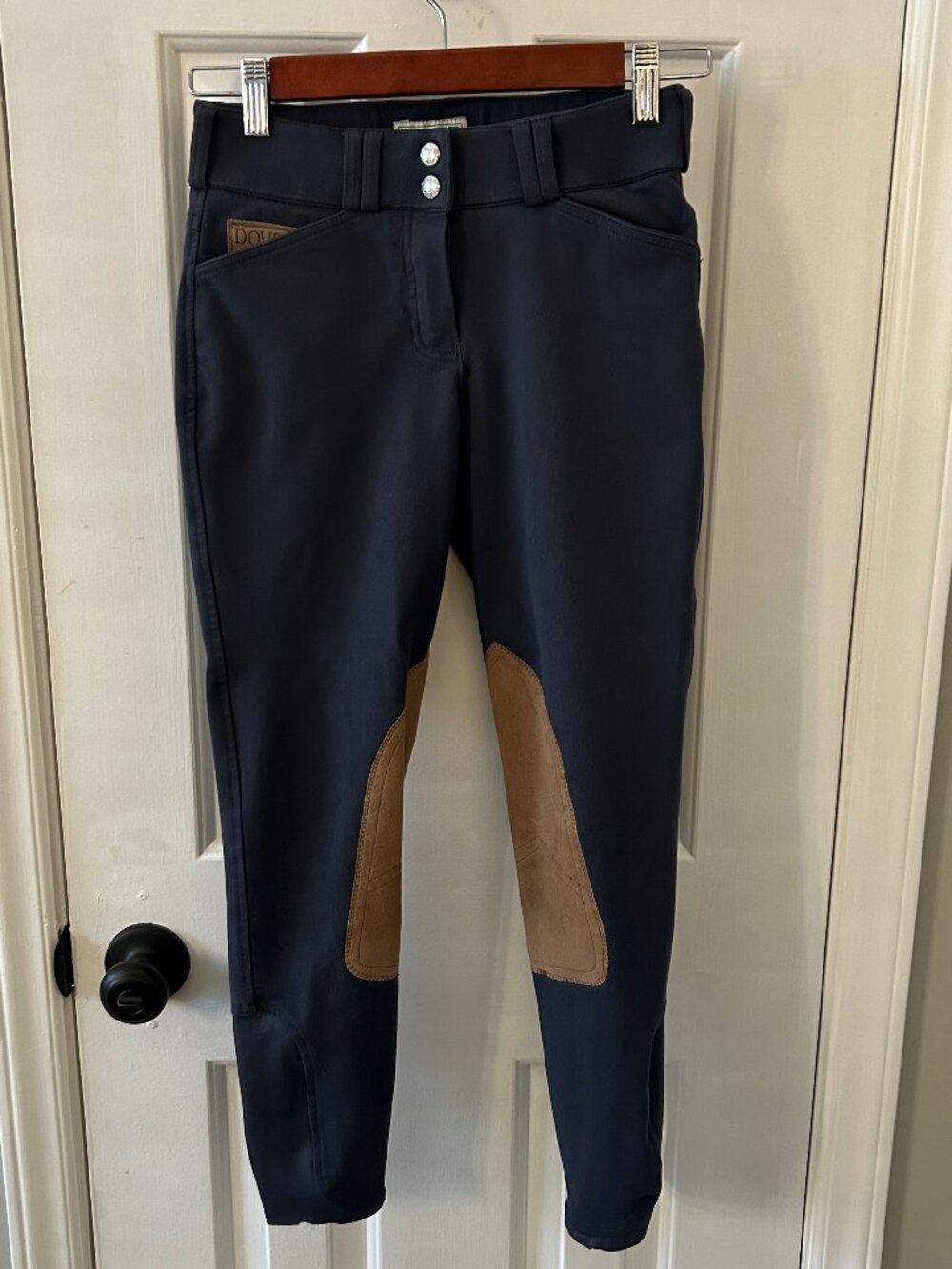 Dover Saddlery Size 24 Blue Riding Breeches